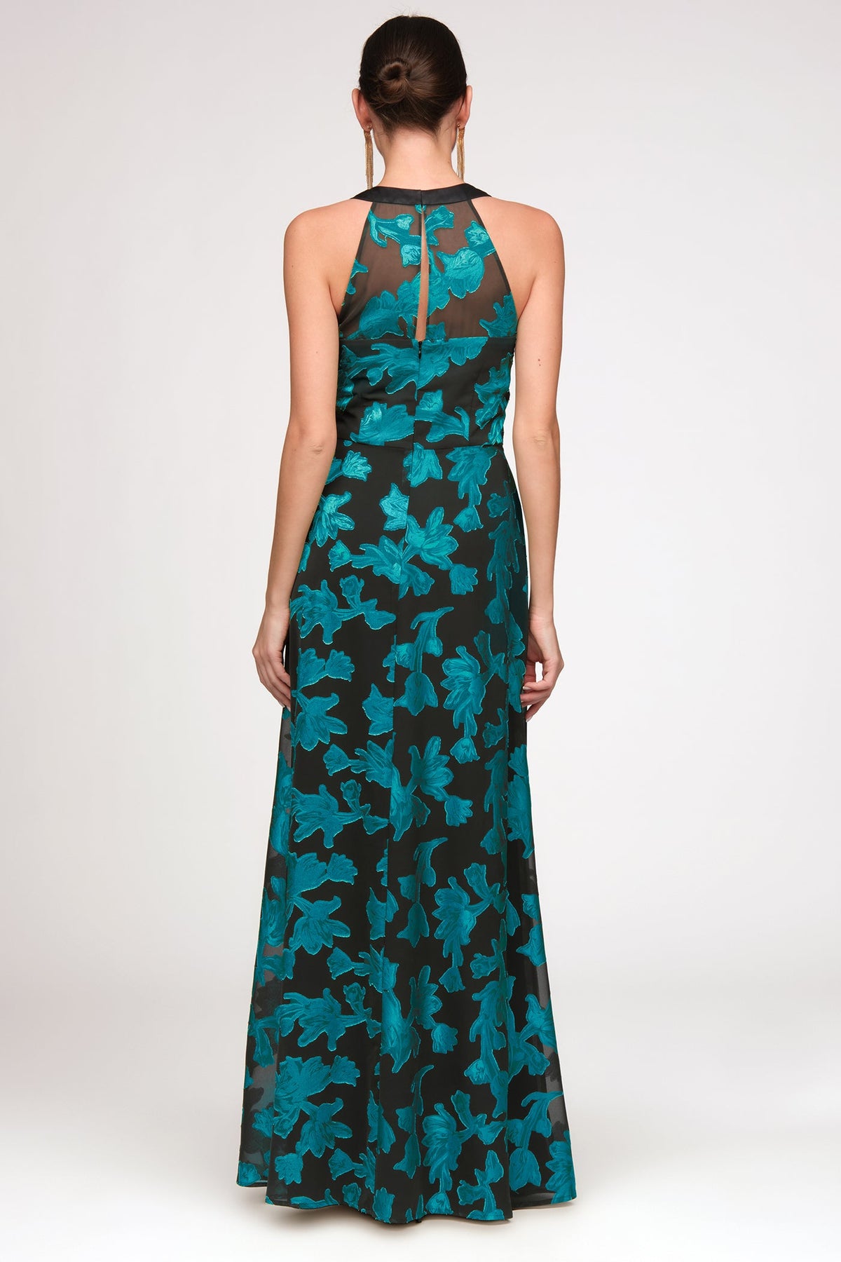 Melba Cowl Neckline Gown
