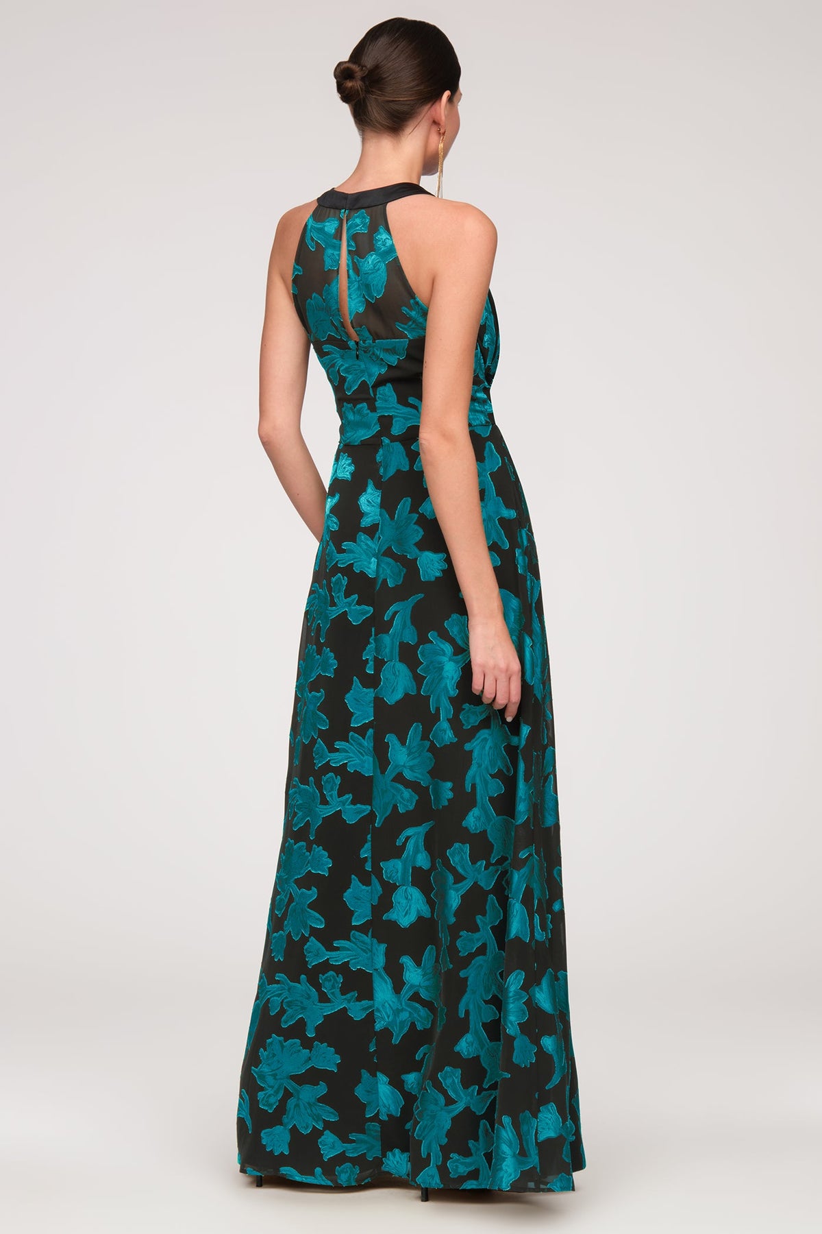 Melba Cowl Neckline Gown
