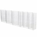 Galvanized Steel Tall Gabion Basket with Multiple Compartments - Steel