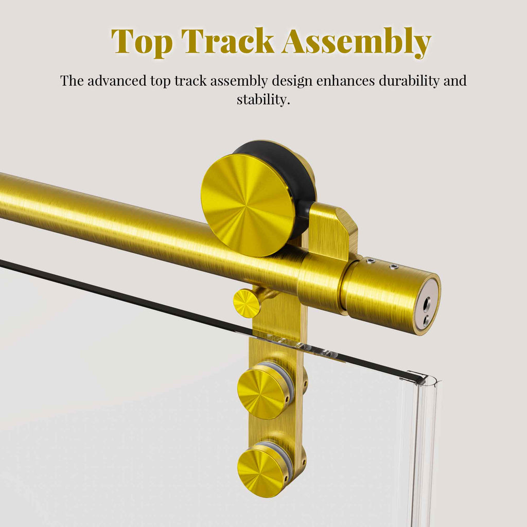 Frameless Single Sliding Shower Doors