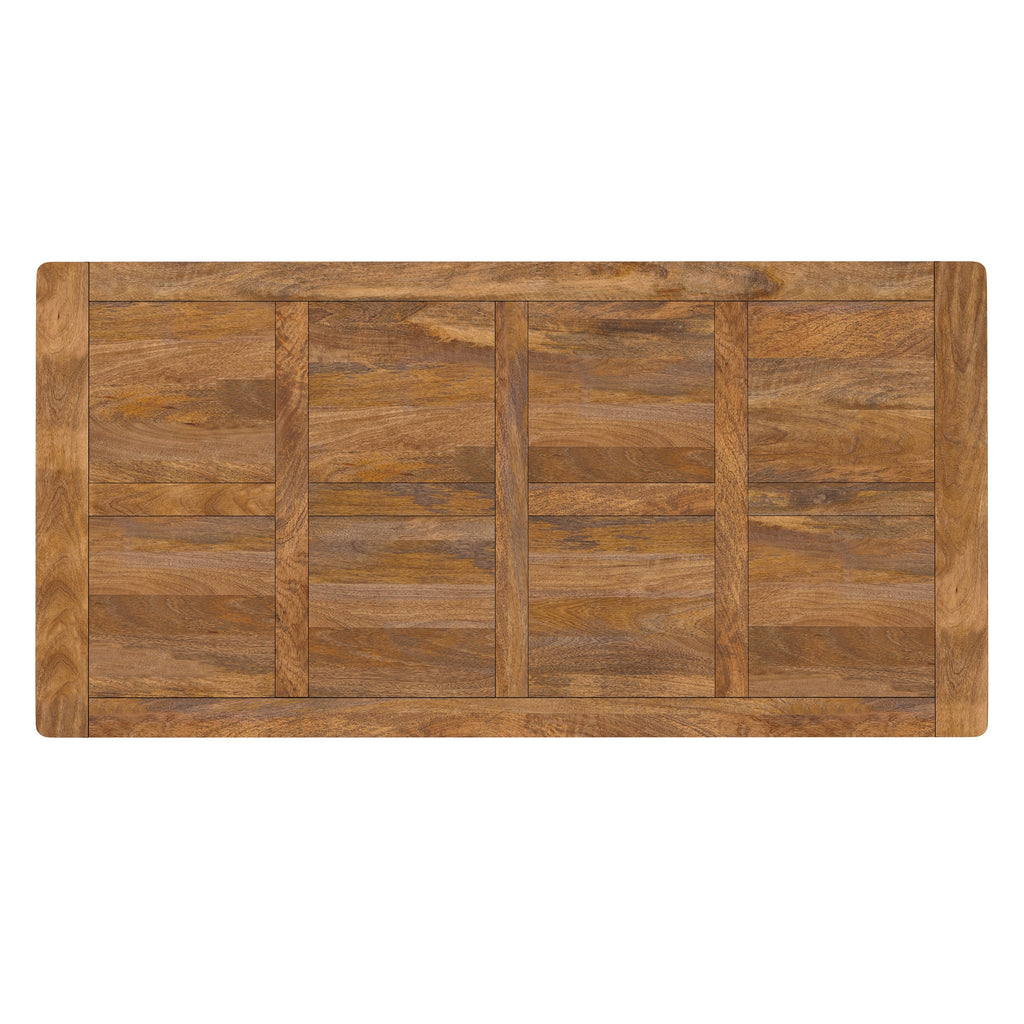 Campbell Dining Table in Burnt Wax