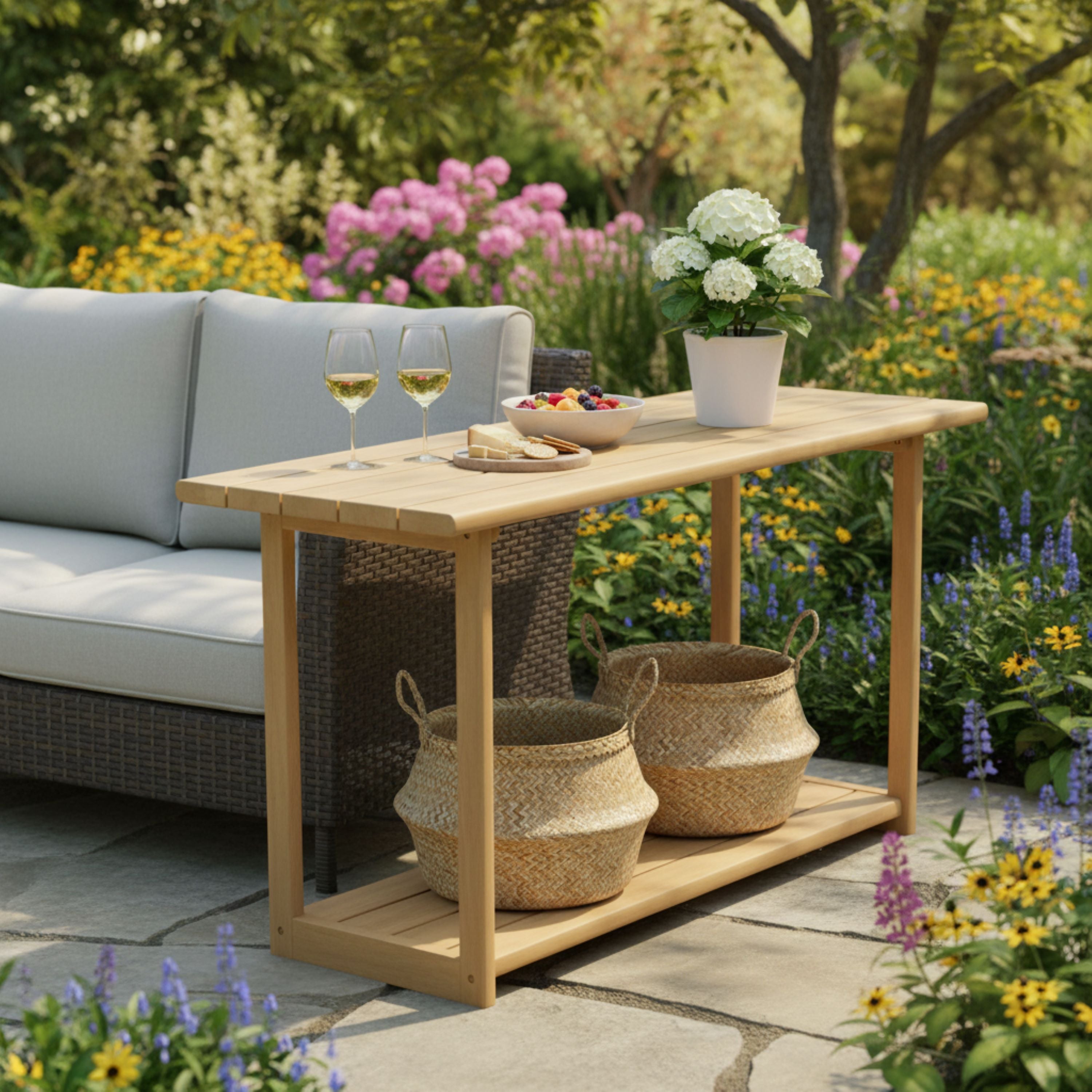 Woodside Rectangular Outdoor Buffet & Console Table