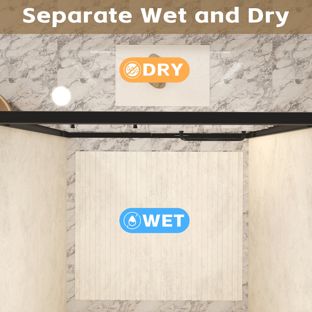 Tempered Glass Double Sliding Shower Door
