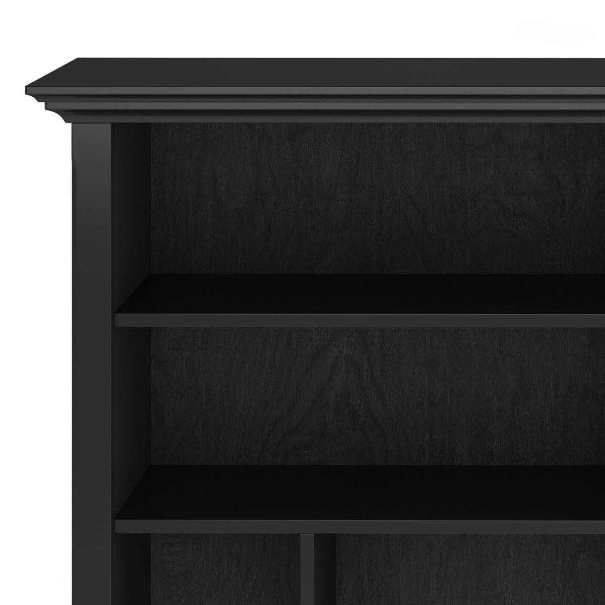 Multi Cube Bookcase and Storage Unit with Eight Storage Cubbies - Black, Gray, White, Dark Brown