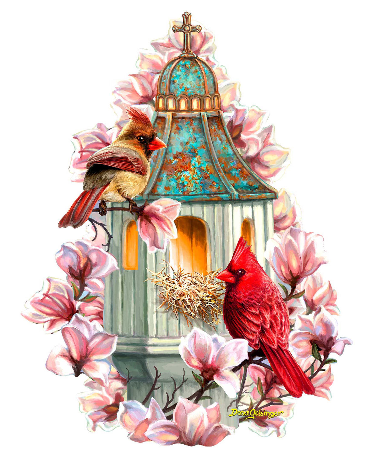 Spring Morning Holiday Door Decor by D. Gelsinger - Easter Spring Decor - 8652808H-DG