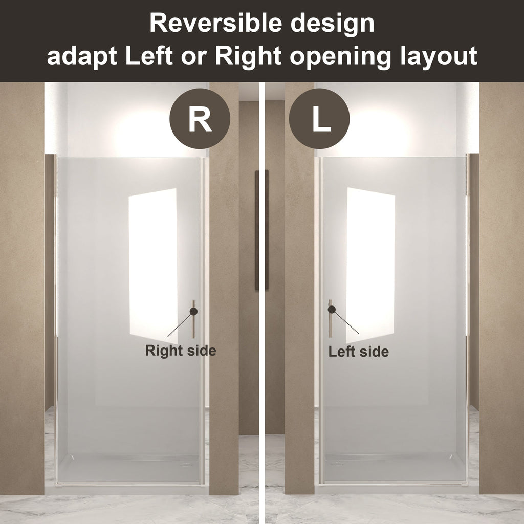 25-24"x 72" Pivot Shower Door