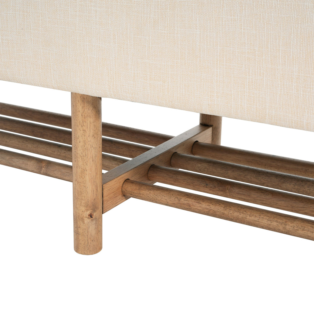 Rectangular Upholstered Storage Bench