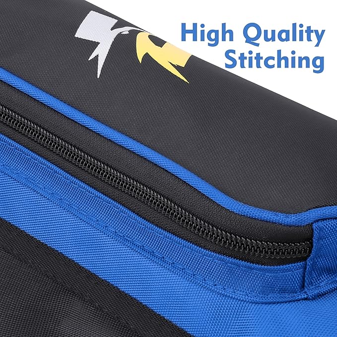 SUNYA Archery Hip Quiver for Arrows. Includes 3 Tubes Arrow Holder, Accessories Pockets and Waist Belt. Fit for Compound and Recurve Bow Practice.