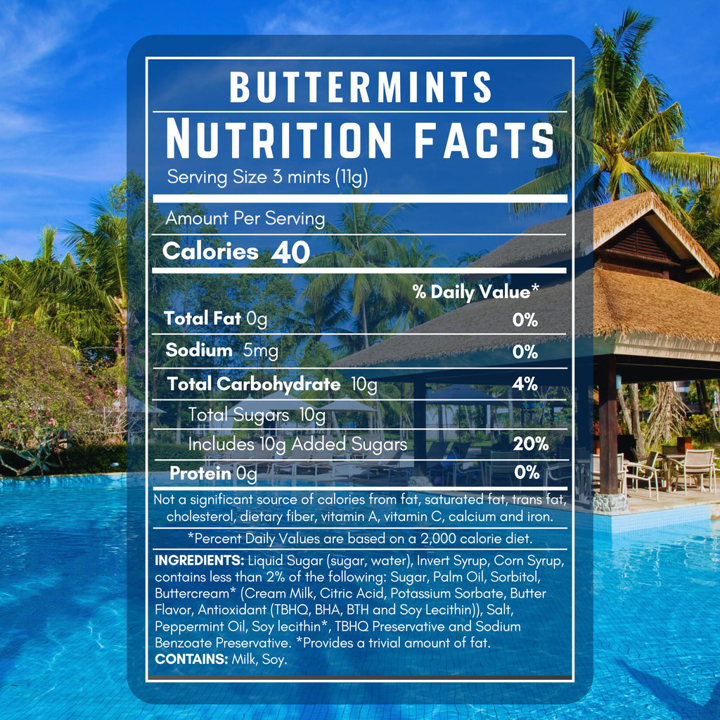 Hotel Butter Mints Individually Wrapped Hospitality Mints – Pillow Mints for Hotel Rooms, Airbnb & Vacation Rentals – Welcome Buttercream Mints, Bulk Hotel Candy, 4 Assorted Designs (110, 220 or 500 Count)