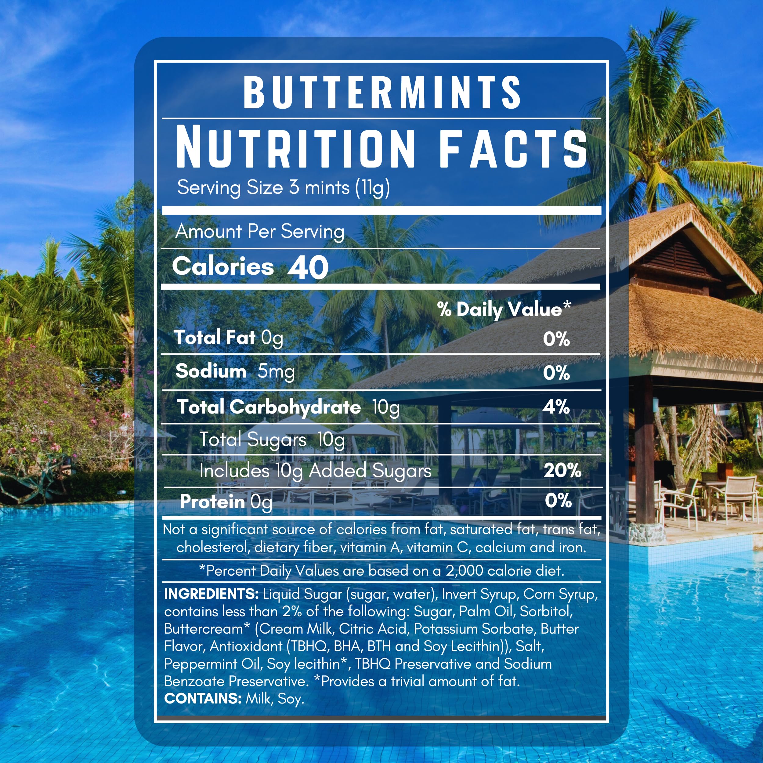 Hotel Butter Mints Individually Wrapped Hospitality Mints – Pillow Mints for Hotel Rooms, Airbnb & Vacation Rentals – Welcome Buttercream Mints, Bulk Hotel Candy, 4 Assorted Designs (110, 220 or 500 Count)