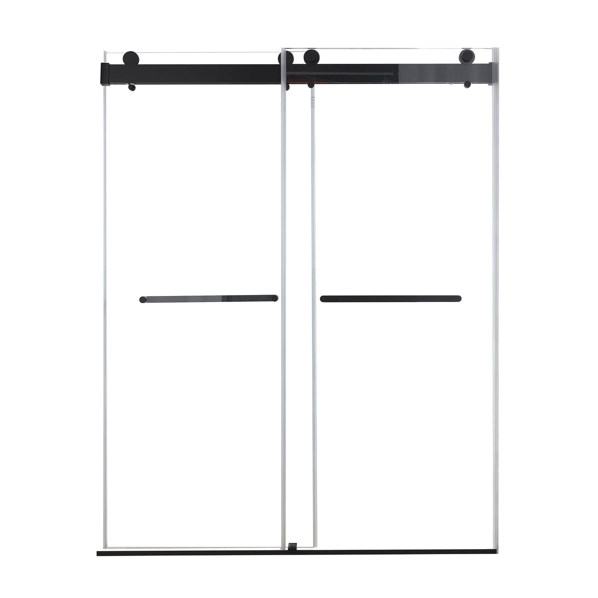48 Inches x 76 Inches Double Sliding Shower Door in Matte