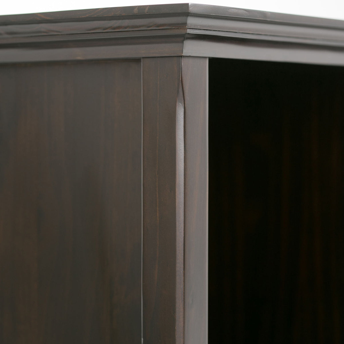 Amherst Cube Storage Bookcase with Large Cubbies - Dark Brown, Dark Gray, or White