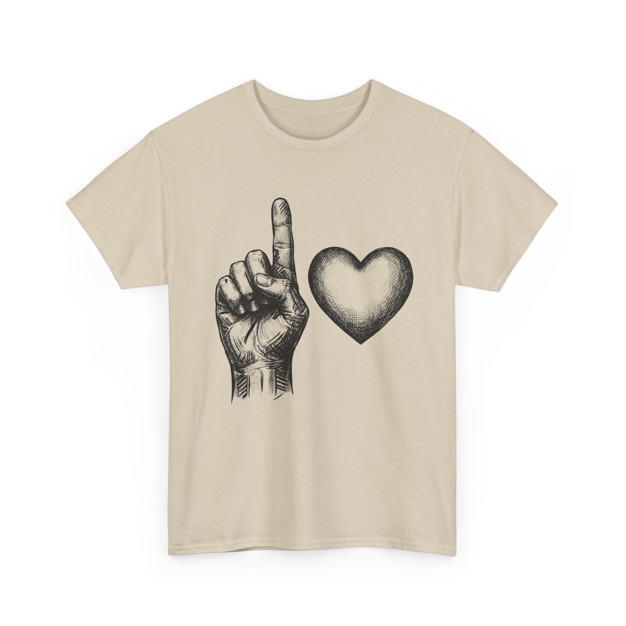 "1 love" Graphic T-Shirt