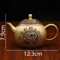 “Baifu” Dragon & Phoenix Brass Teapot – Chinese Gongfu Kettle & Ornament