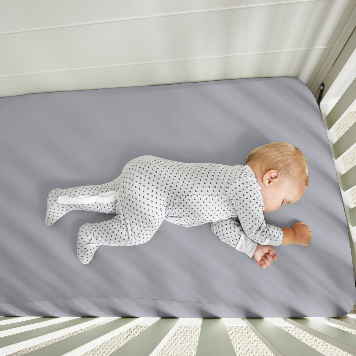 BedGear Hyper-Linen Crib Sheet in Light