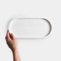 Concrete Tray with Shabbat Blessing – Grace Series