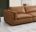 Brighton Top Grain Leather 5 Pieces Modular Sectional