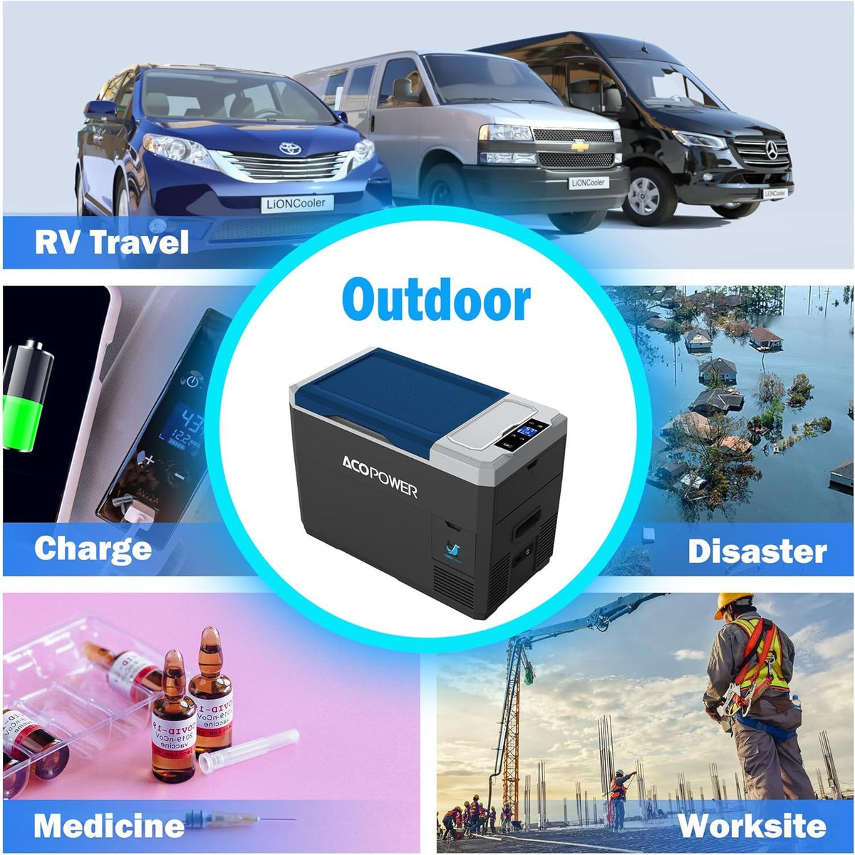 Portable Freezer with App Control - Black