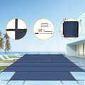 16x32ft Rectangular Inground Pool Safety Cover