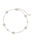 June Pearl & Flower Charm Anklet