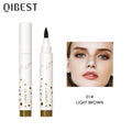 QIBEST Freckle Pen Natural Simulation Freckle Pen Color Development Waterproof Easy To Color Do Not Take Off Makeup Spot Pen Eyeliner