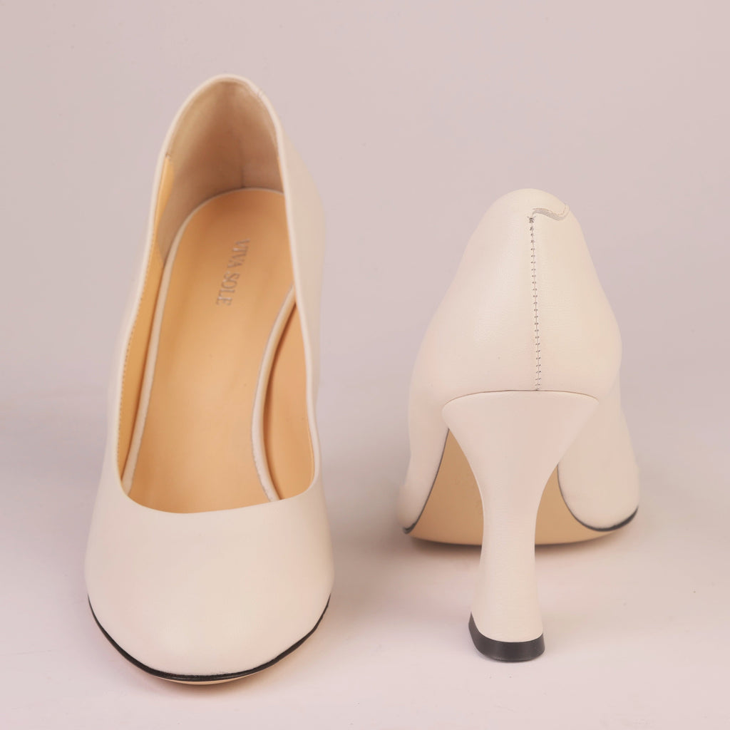 IVORY GRACE – Ivory Nappa Pump
