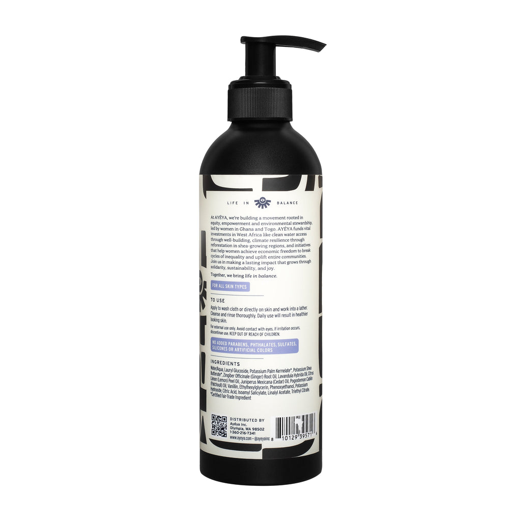 Traditional African Black Liquid Soap <br> Peace