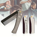 Portable Stainless Steel Beard Comb and Bottle Opener
