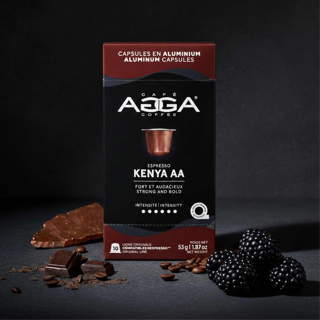 Cafe Agga Pods: Kenya AA (10x)