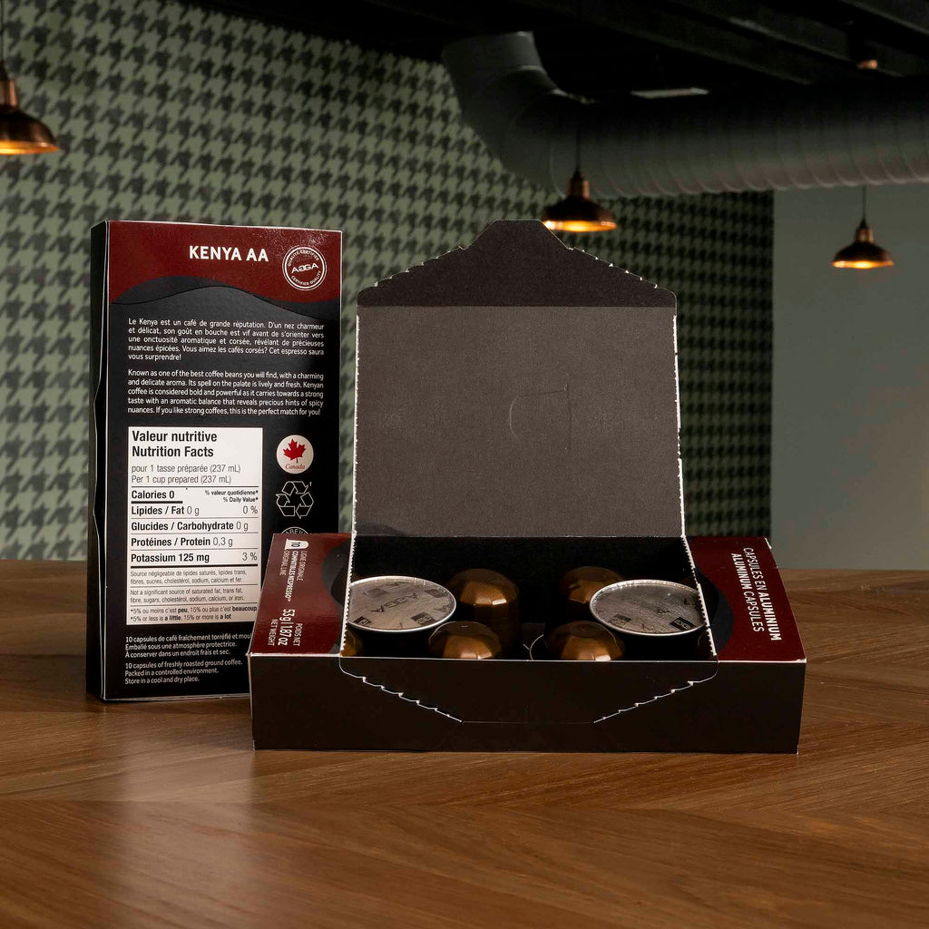 Cafe Agga Pods: Kenya AA (10x)