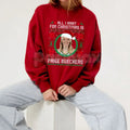 "All I Want For Christmas Is Paige Bueckers" Sweatshirt | UConn Huskies Basketball Fan Gift | Women's College B-Ball Crewneck