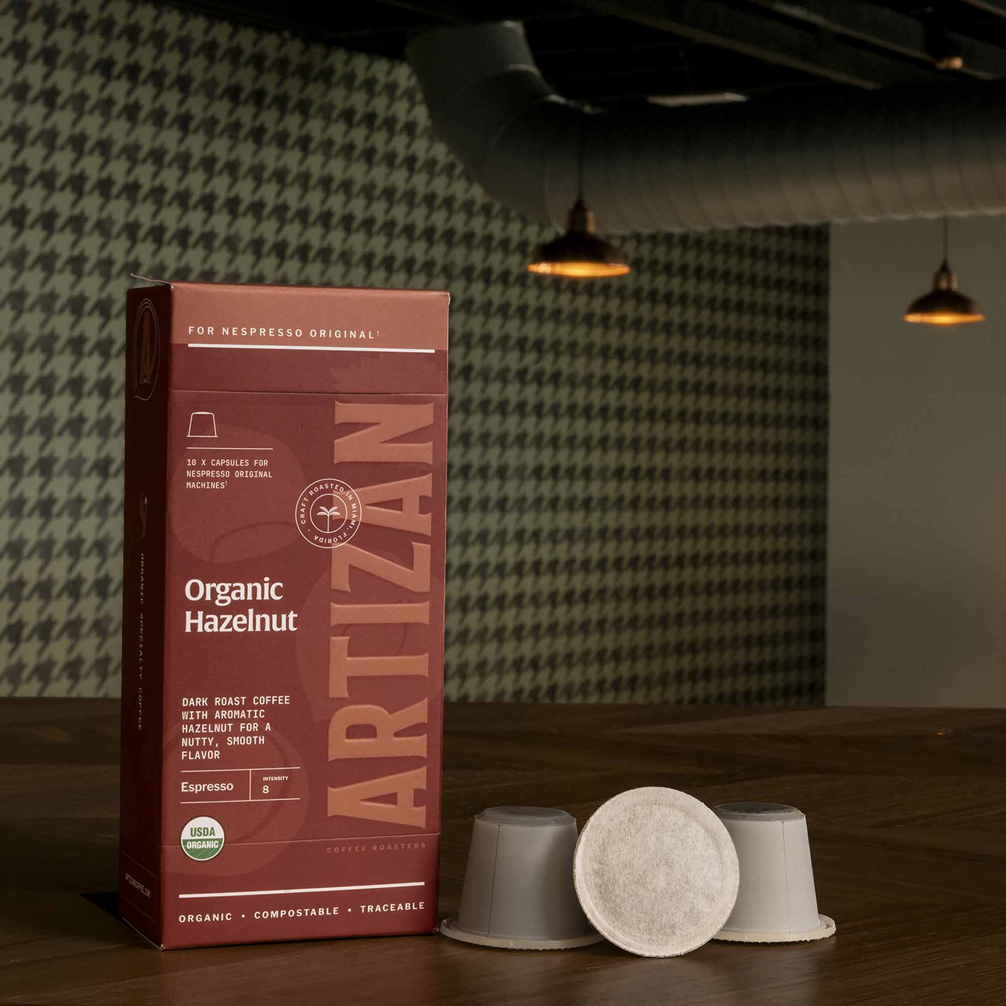Artizan Pods: Organic Hazelnut (10x)