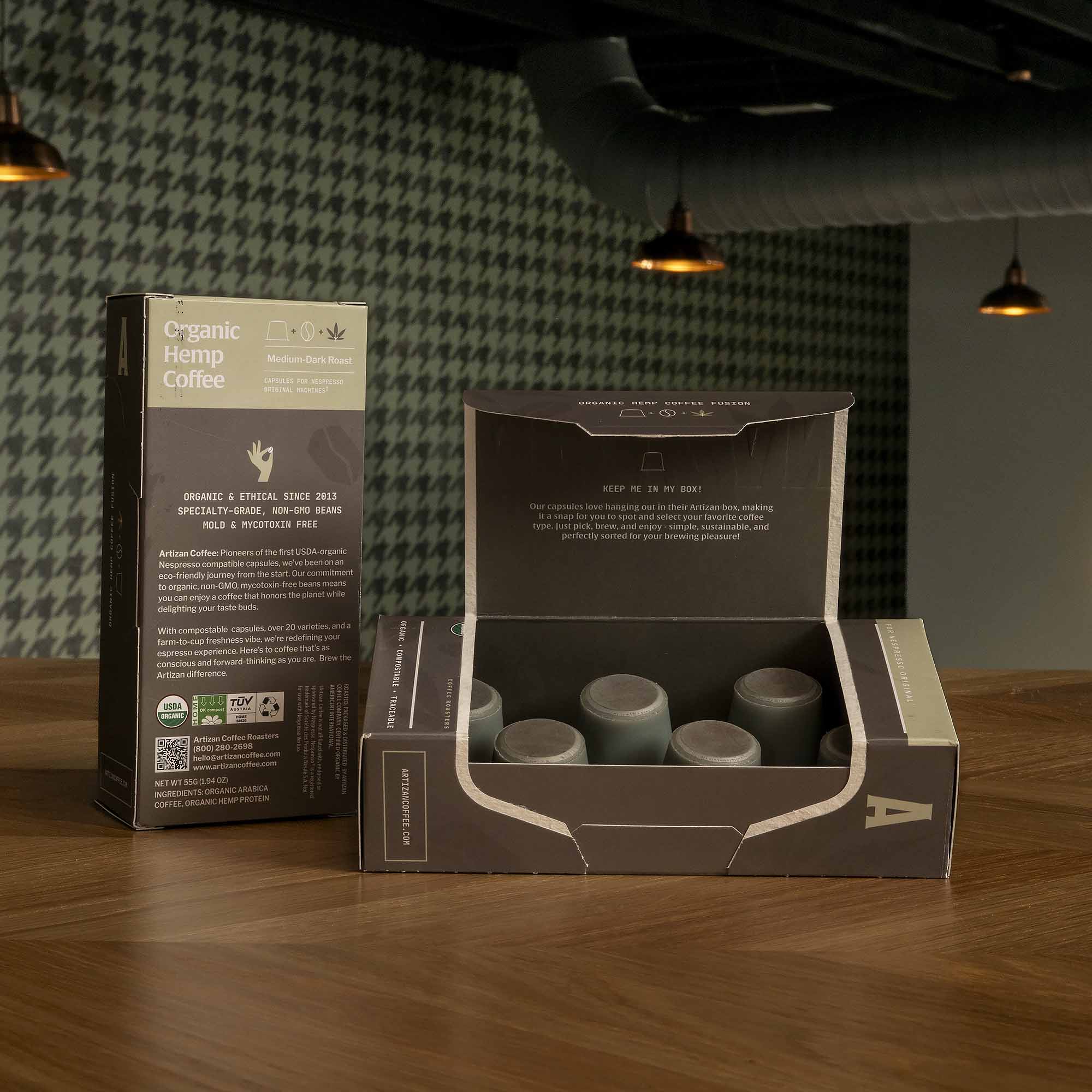 Artizan Pods: Organic Hemp (10x)