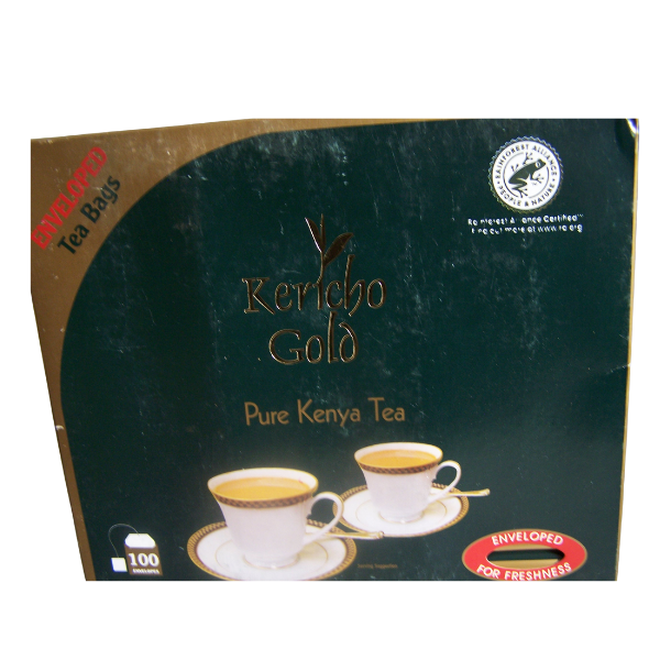 Kericho Gold Pure Kenya Tea retail pack front display view