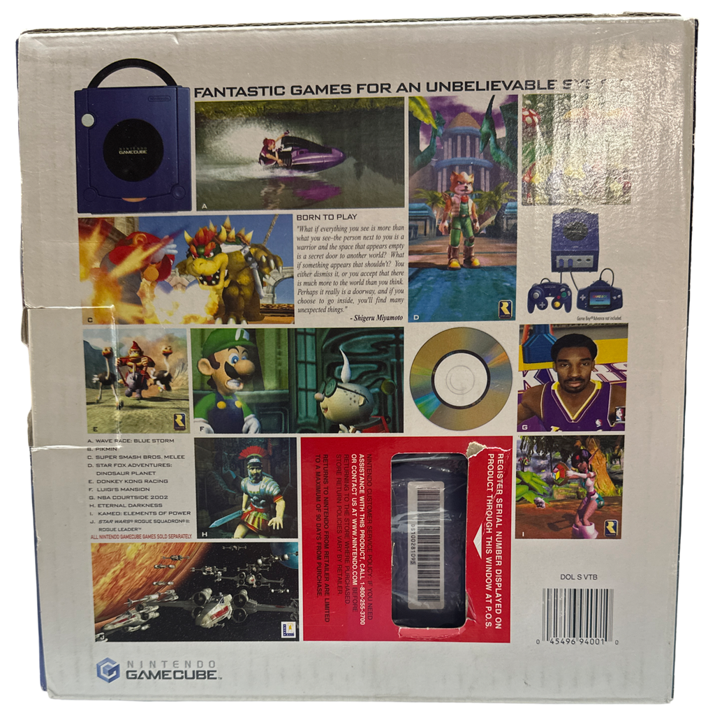 Indigo GameCube System [DOL-001] - GameCube (SUPER RARE)