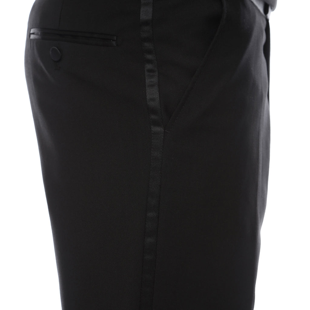 Bronson Black Slim Fit Notch Lapel Tuxedo