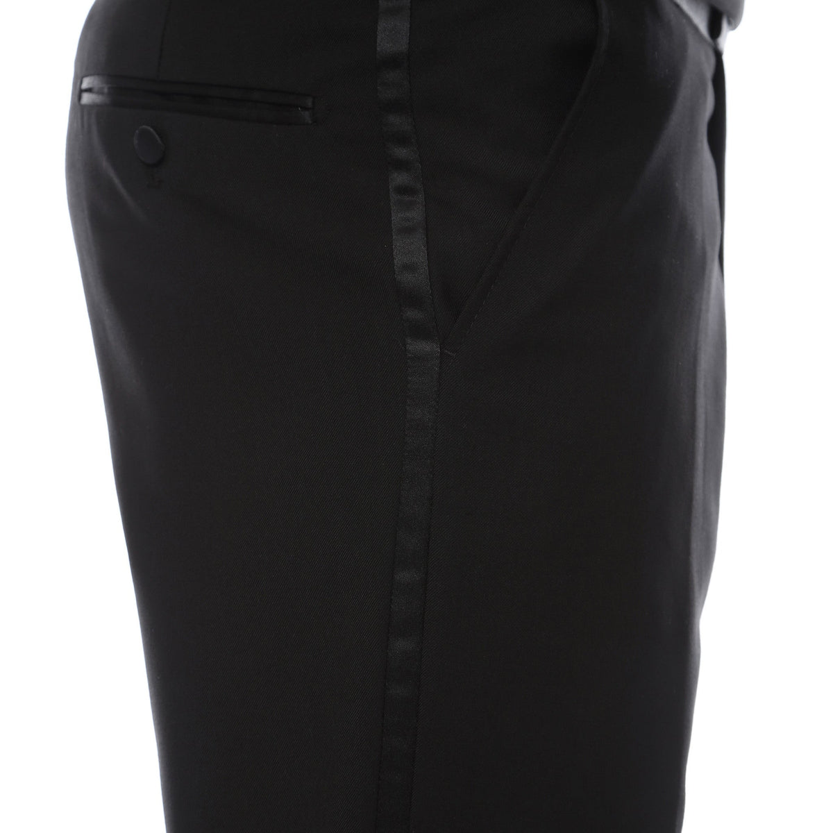 Bronson Black Slim Fit Notch Lapel Tuxedo