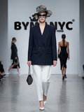 Women's Double-Breasted Pinstripe Blazer BYMANYC ® New York CONTEMPORARY VIBRANT MODERN FASHION - New Collection