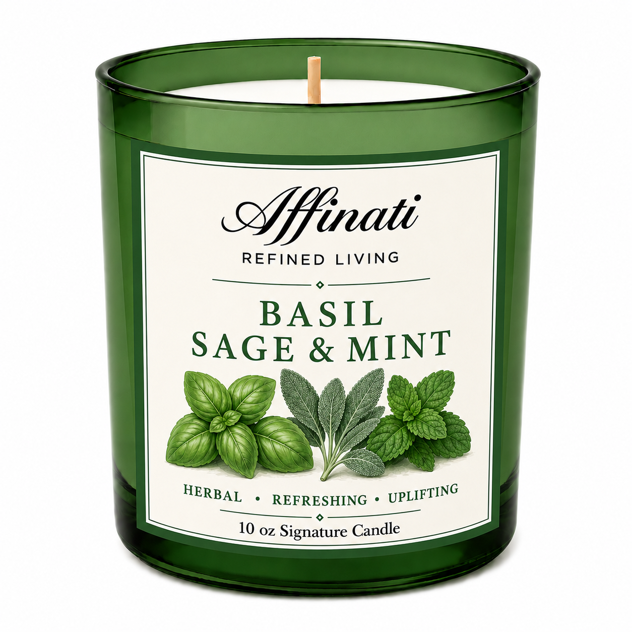 Basil Sage & Mint Signature Candle