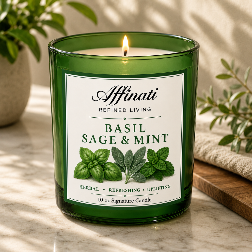 Basil Sage & Mint Signature Candle