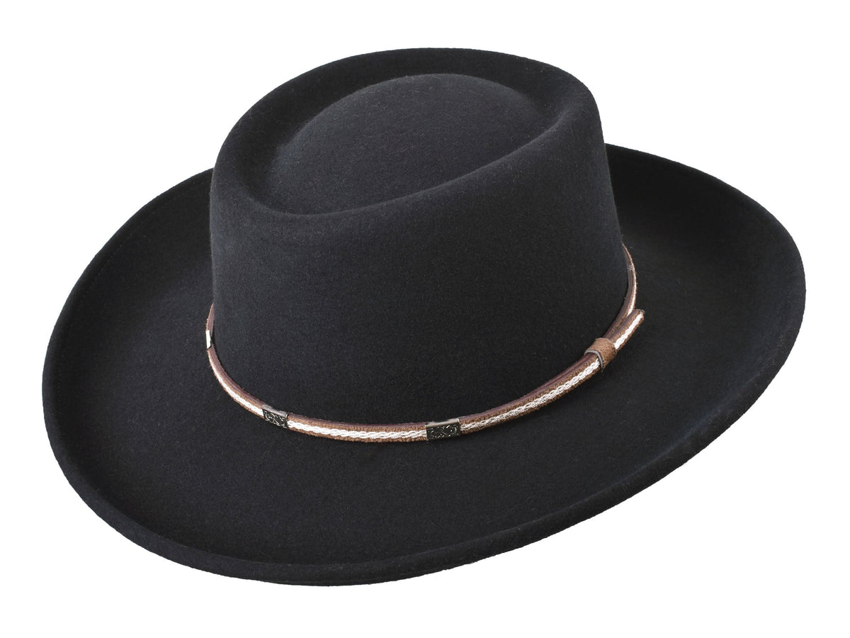 Outdoor Merino wool felt hat Rust