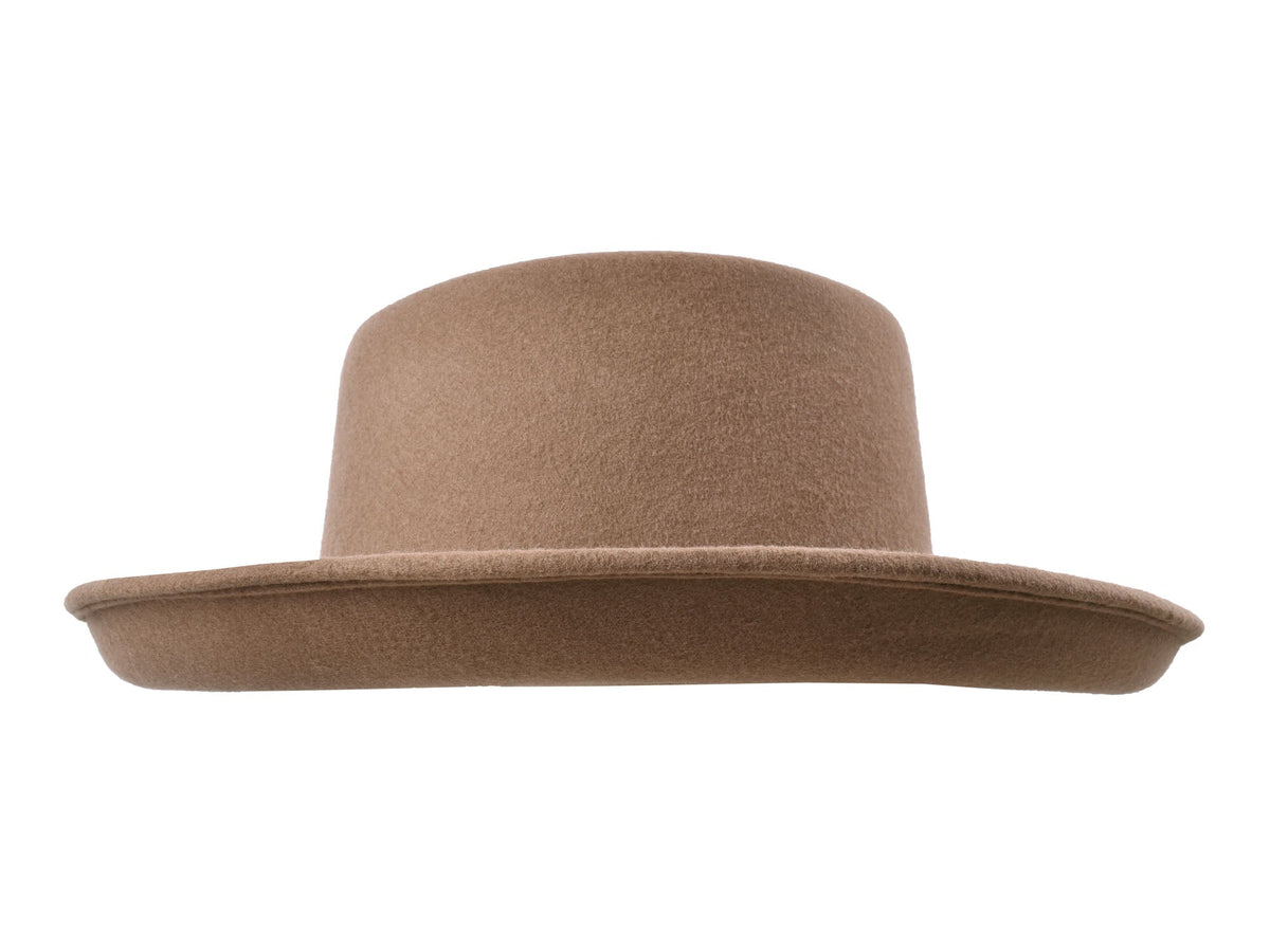 Outdoor Merino wool felt hat Rust