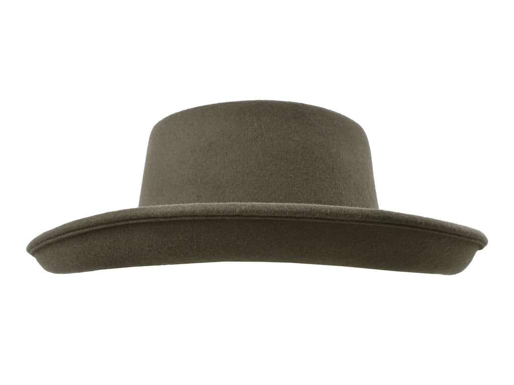Outdoor Merino wool felt hat Rust