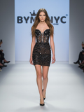 Black Mini Party Dress TRIBECA: Prêt-à-Porter Line BYMANYC ® New York