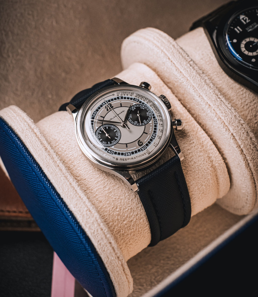 Tuxedo Black Sailcloth Strap 21mm