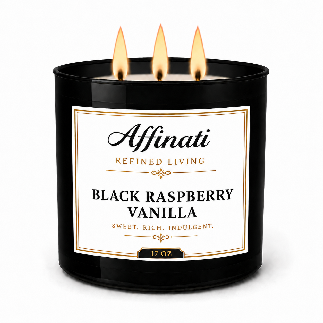 Black Raspberry Vanilla 3-Wick Candle