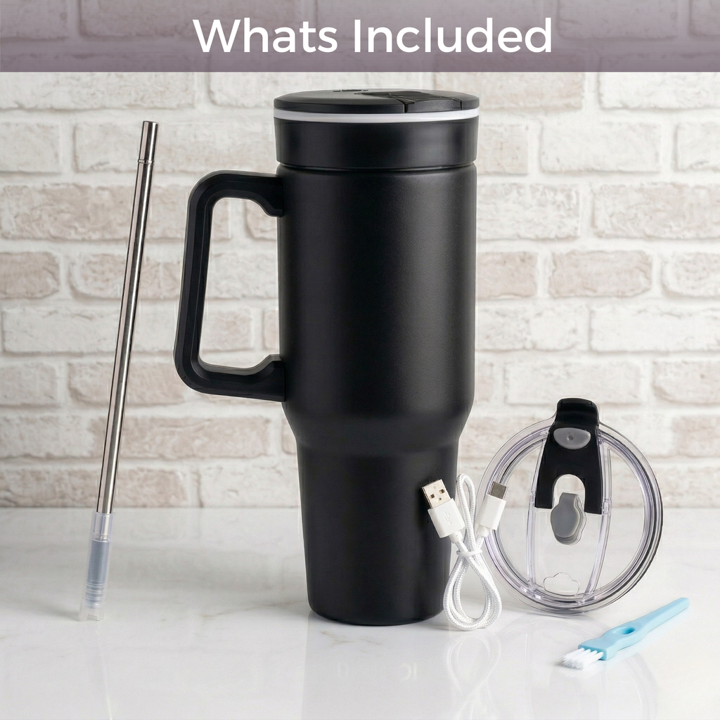 BLENDi Steel Insulated Portable Blender – 21oz, Crushes Ice, USB-C Rechargeable