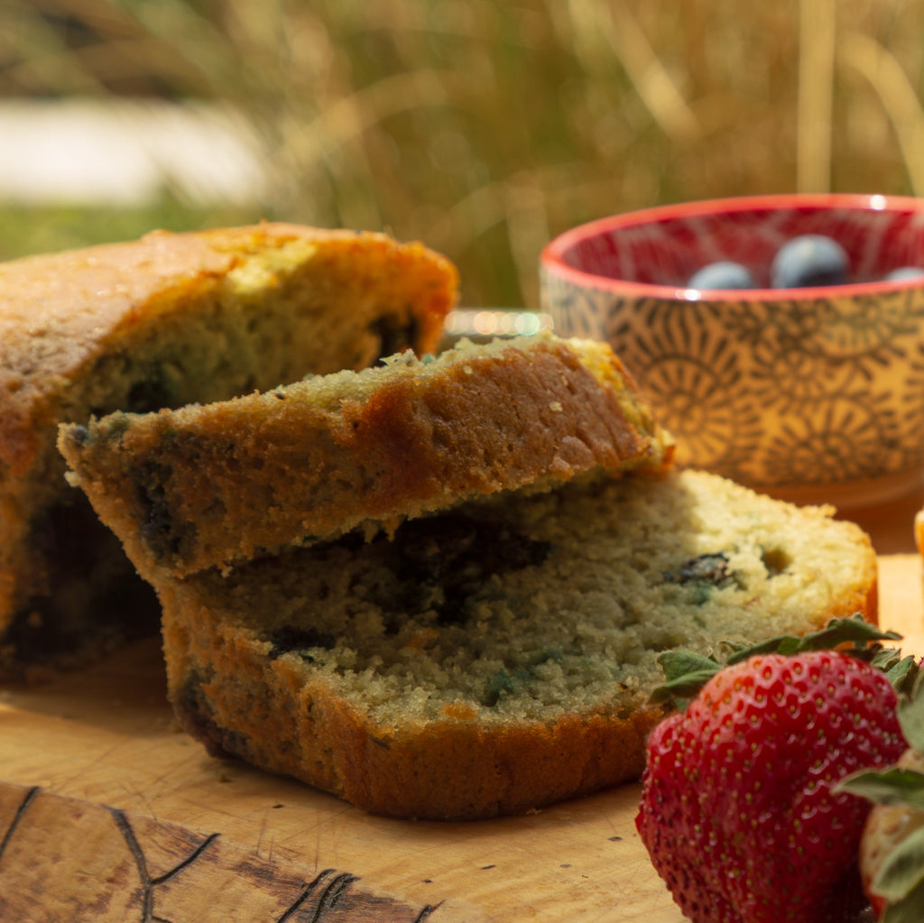 Blueberry & Lavender Bud Cake - Vegan