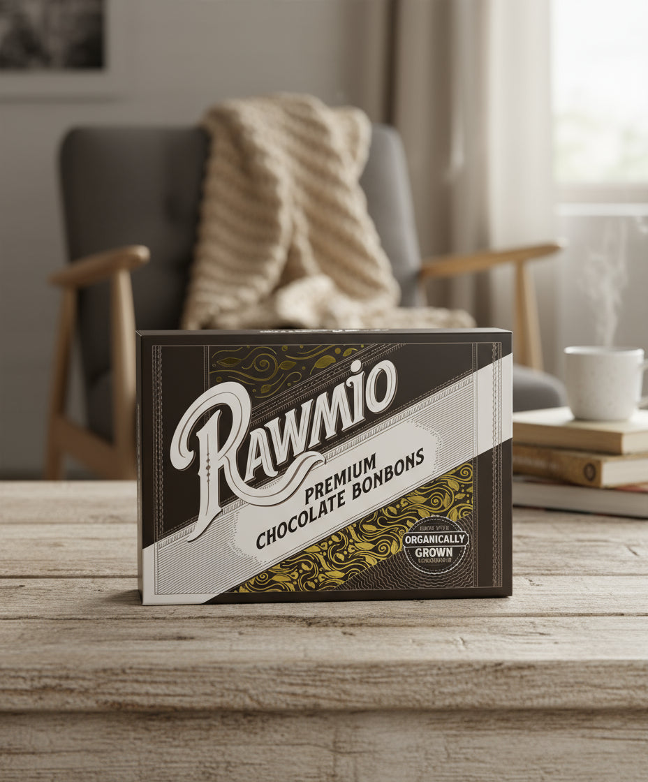 Rawmio 70% Dark Chocolate Bon Bons, 24ea