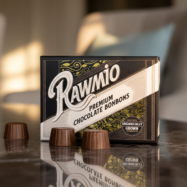 Rawmio 70% Dark Chocolate Bon Bons, 6ea